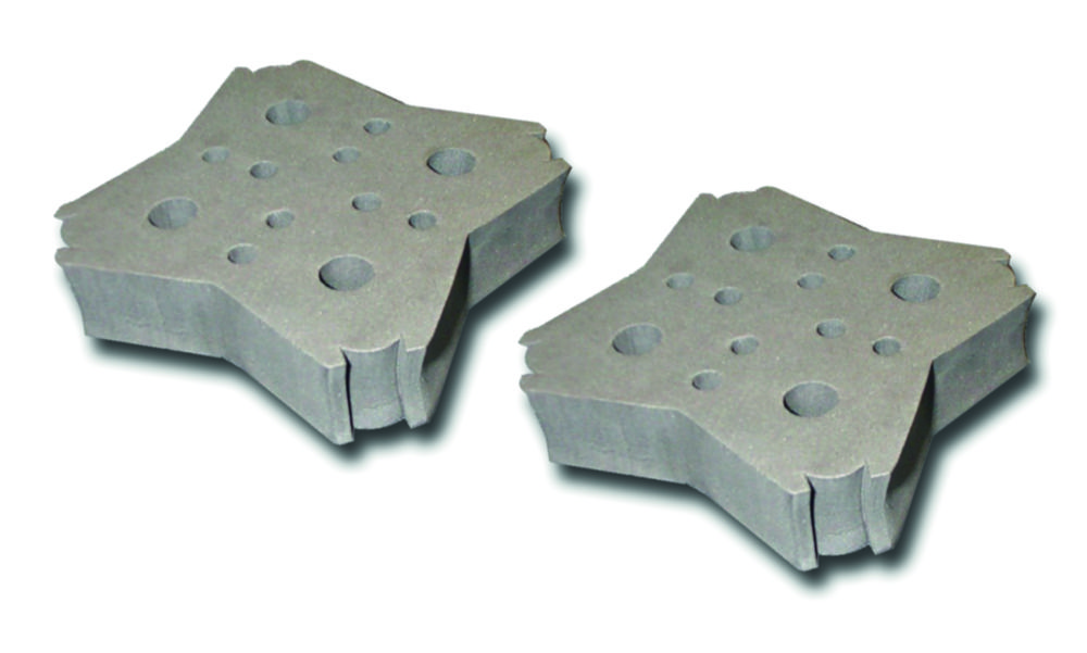 Foam inserts for recessed platform for vortexers Vortex-Genie®