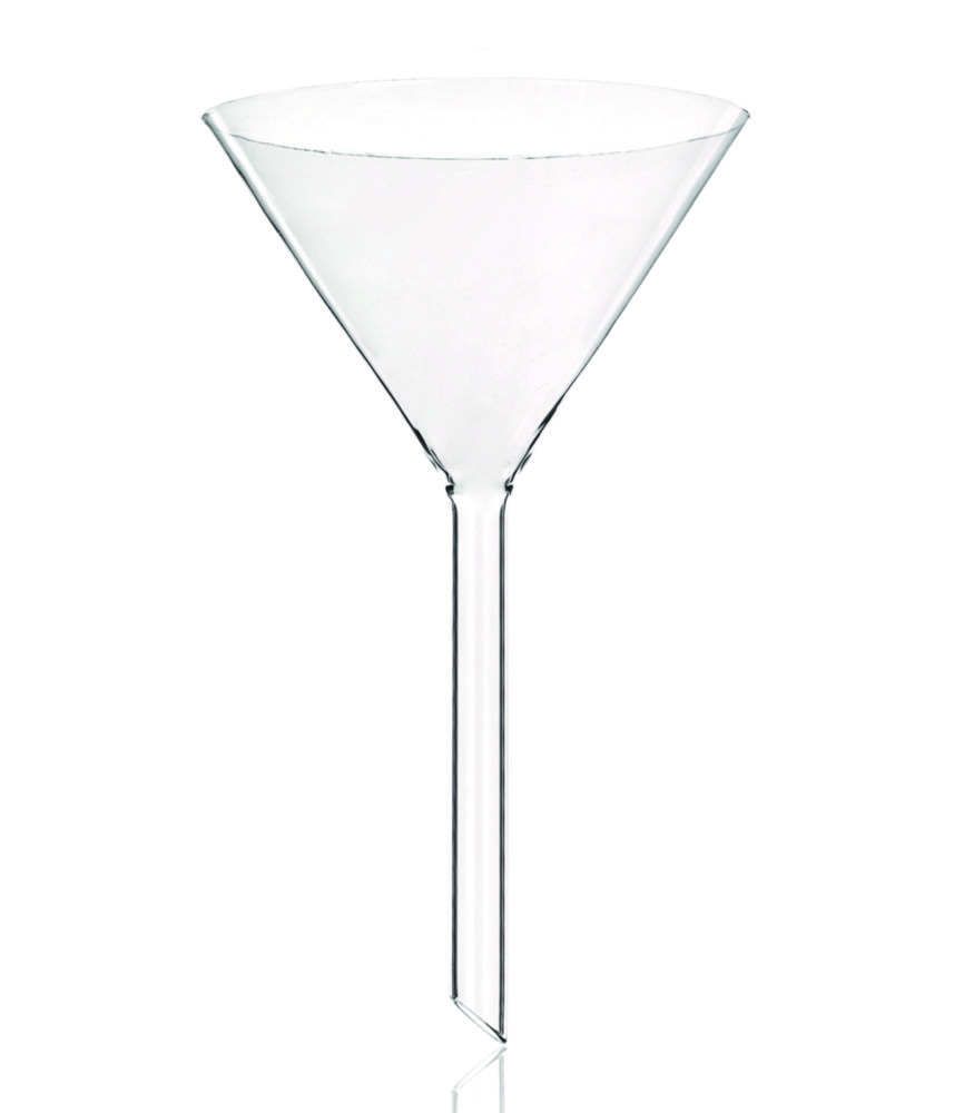 Funnels general purpose, borosilicate glass
