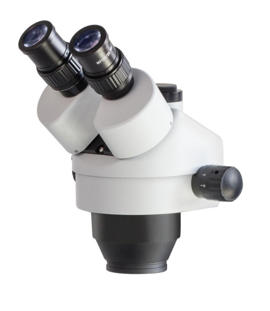 Stereo zoom microscope heads