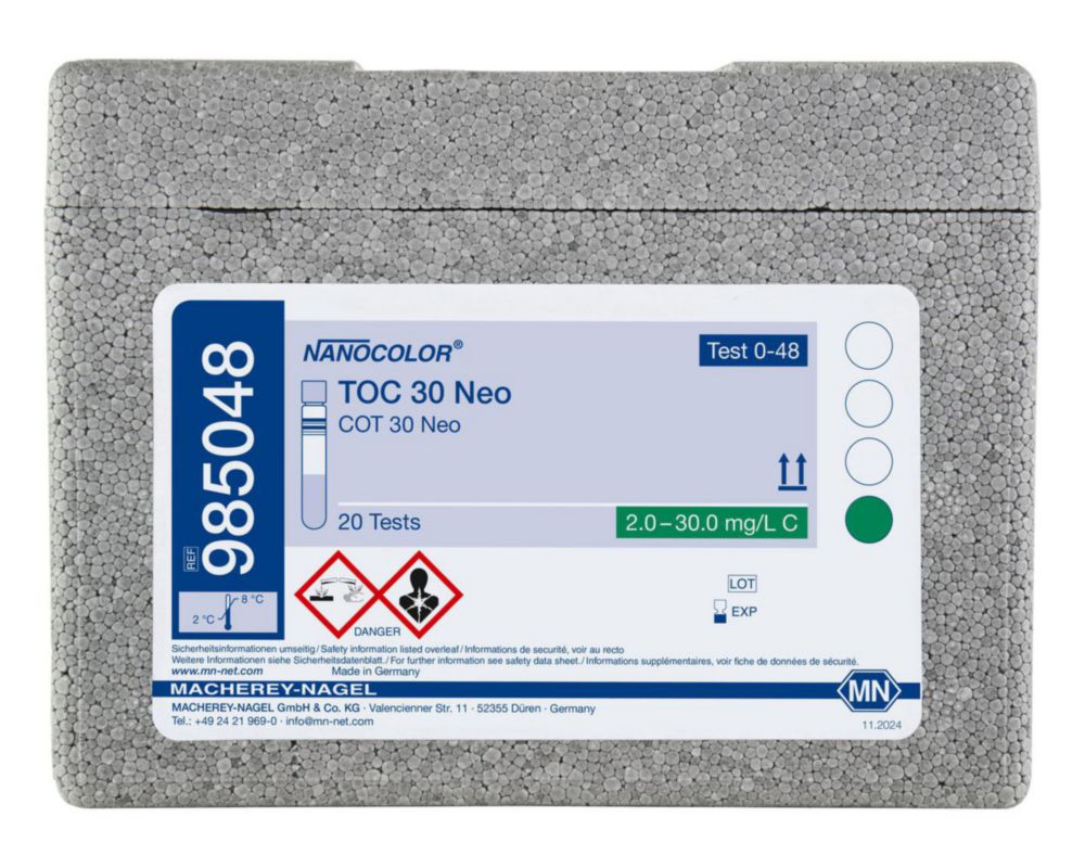 Rundküvettentests NANOCOLOR® TOC Neo