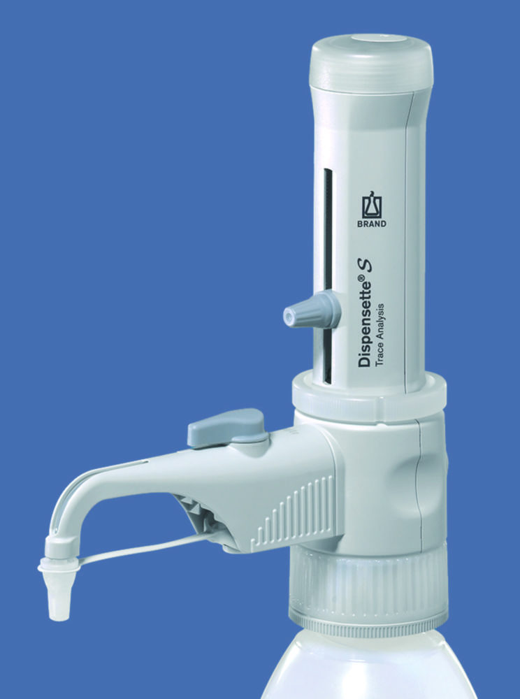 Flaschenaufsatz-Dispenser Dispensette® S Trace Analysis Analog, Ventil Tantal