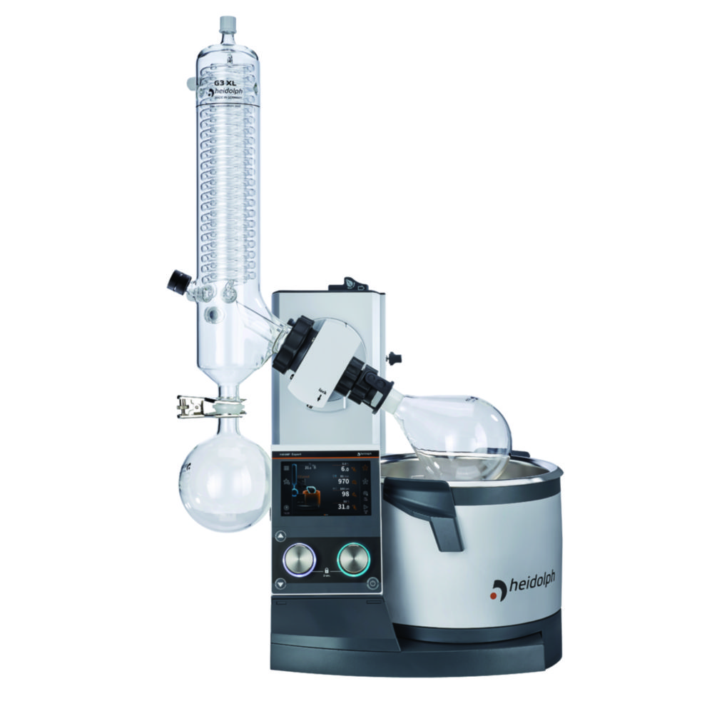 Rotary Evaporators Hei-VAP Expert Control, with motor lift, vertical condenser