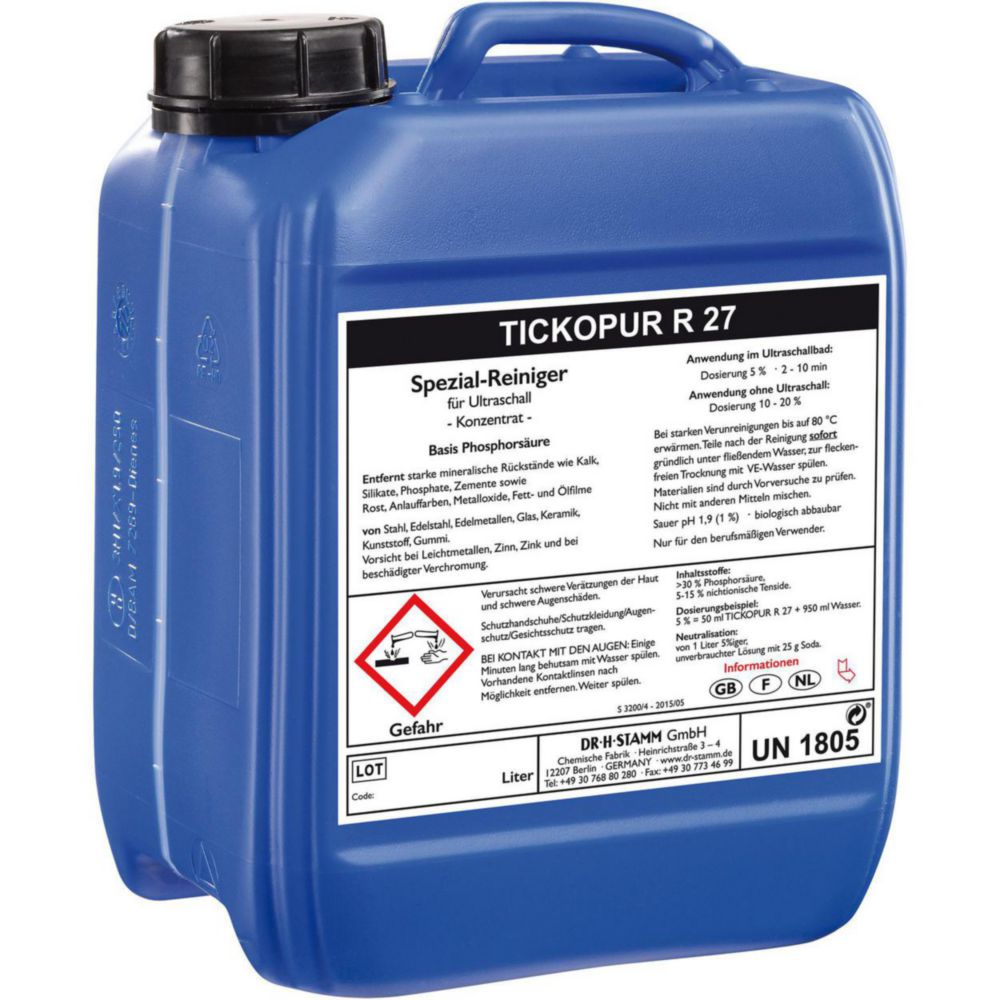 Ultraschallreinigungsmittel TICKOPUR R 27