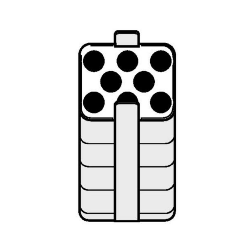 Adapters for rectangular buckets 250 ml for swing-out rotor A-4-62