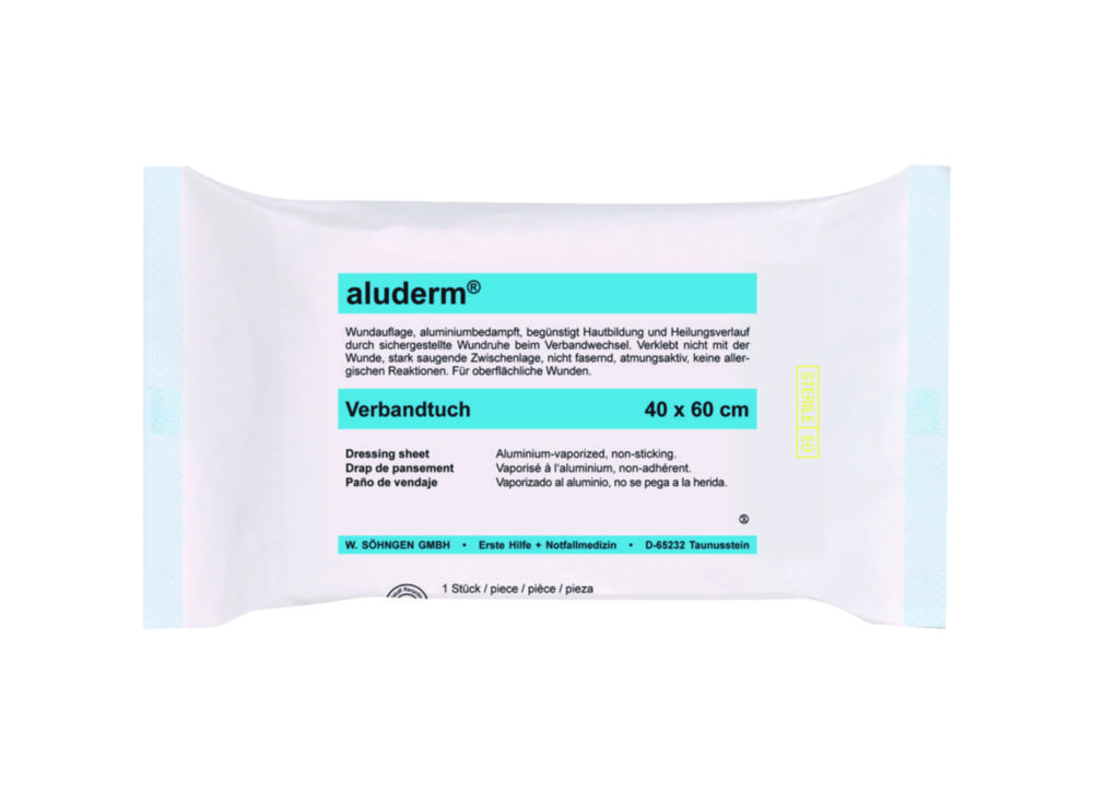 Dressing sheets aluderm®, sterile