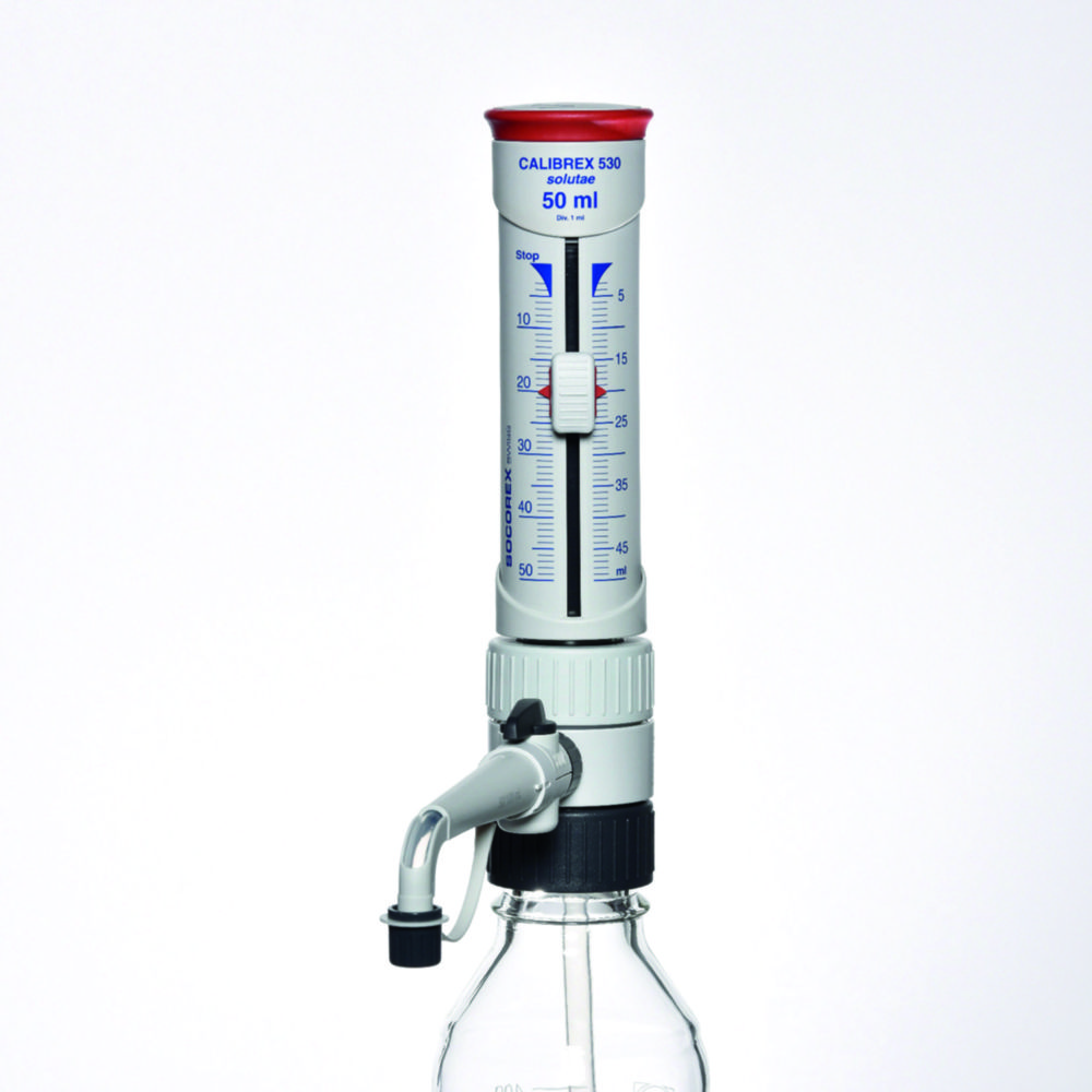 Flaschenaufsatz-Dispenser Calibrex™ solutae 530, mit Fluidkontroll-System