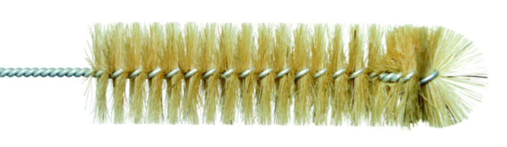 Test tube brushes, tip bent over