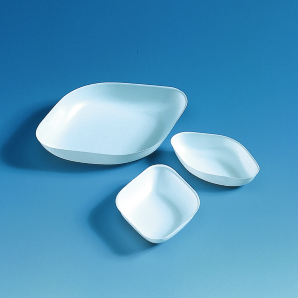 Weighing boats, PS, square shape, antistatic