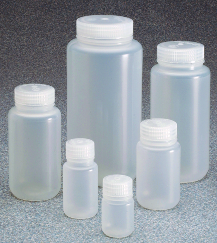 Wide-mouth bottles Nalgene™, PPCO, with screw cap, PP