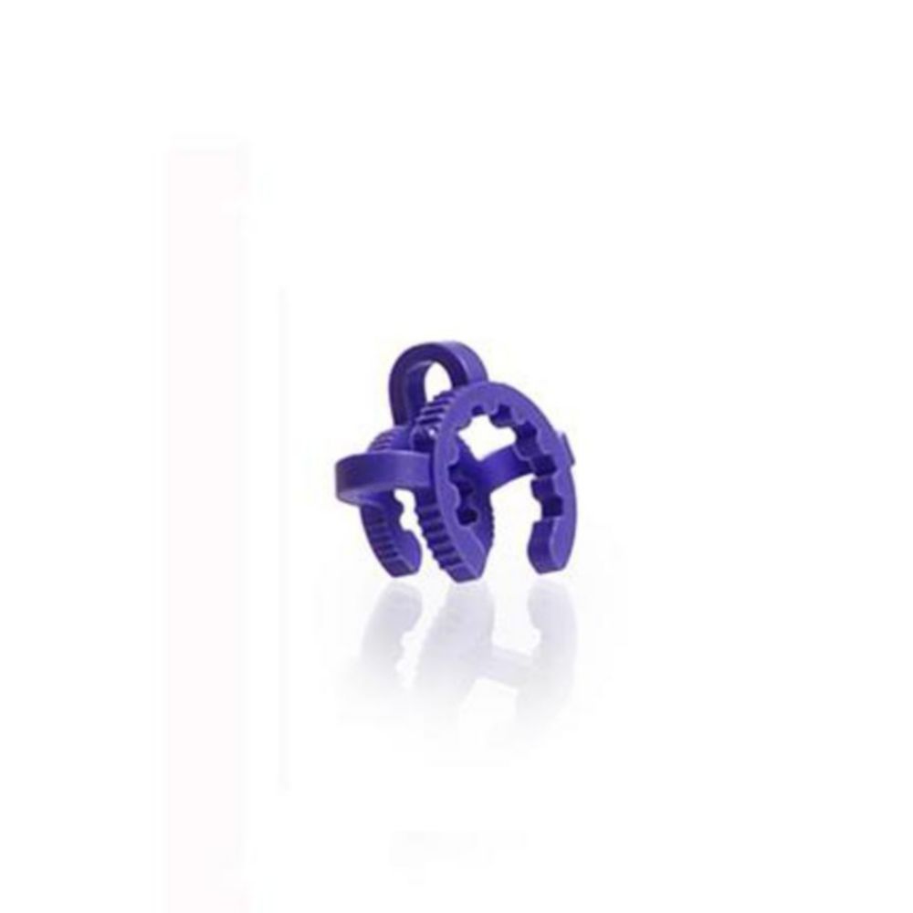 KECK clamp, NS 12.5, violett POM, for conical joints