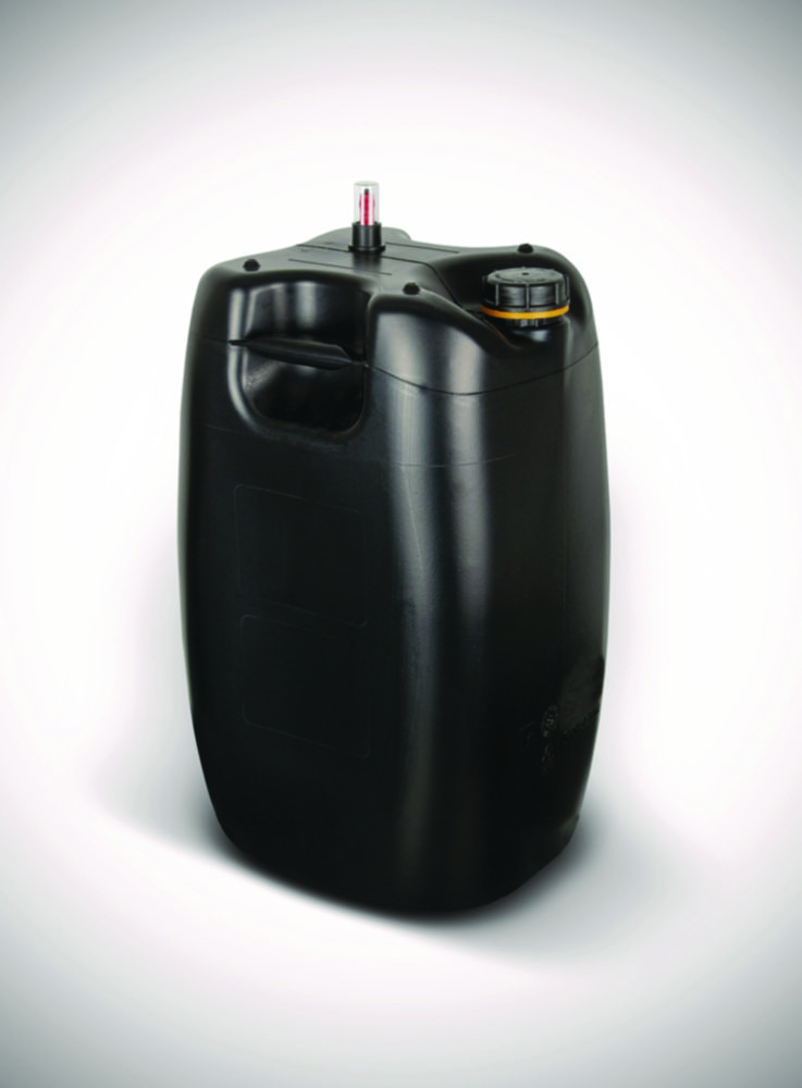 Safety containers, HDPE, electrically conductive, with level control