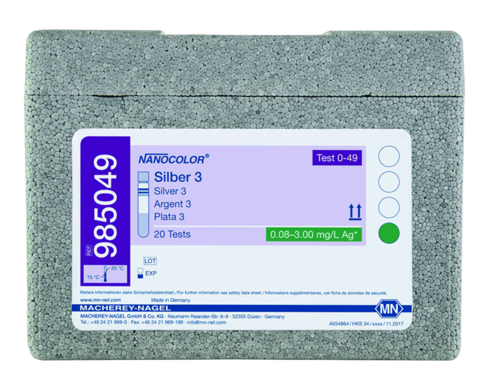 Rundküvettentests NANOCOLOR® Silber