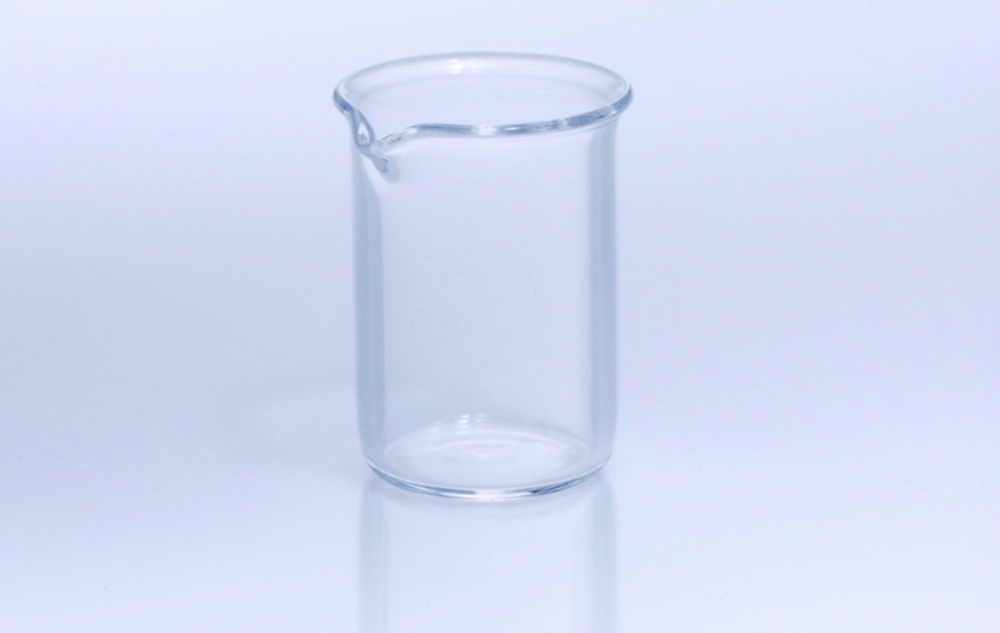 Becher, Quarzglas, niedrige Form