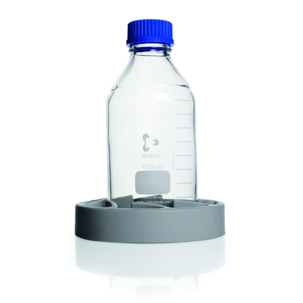 n.Abv.bei Duran n.m.l. Silikon-Flaschenhalter Ø 165mm mit 8 flexiblen Halterungslamellen
