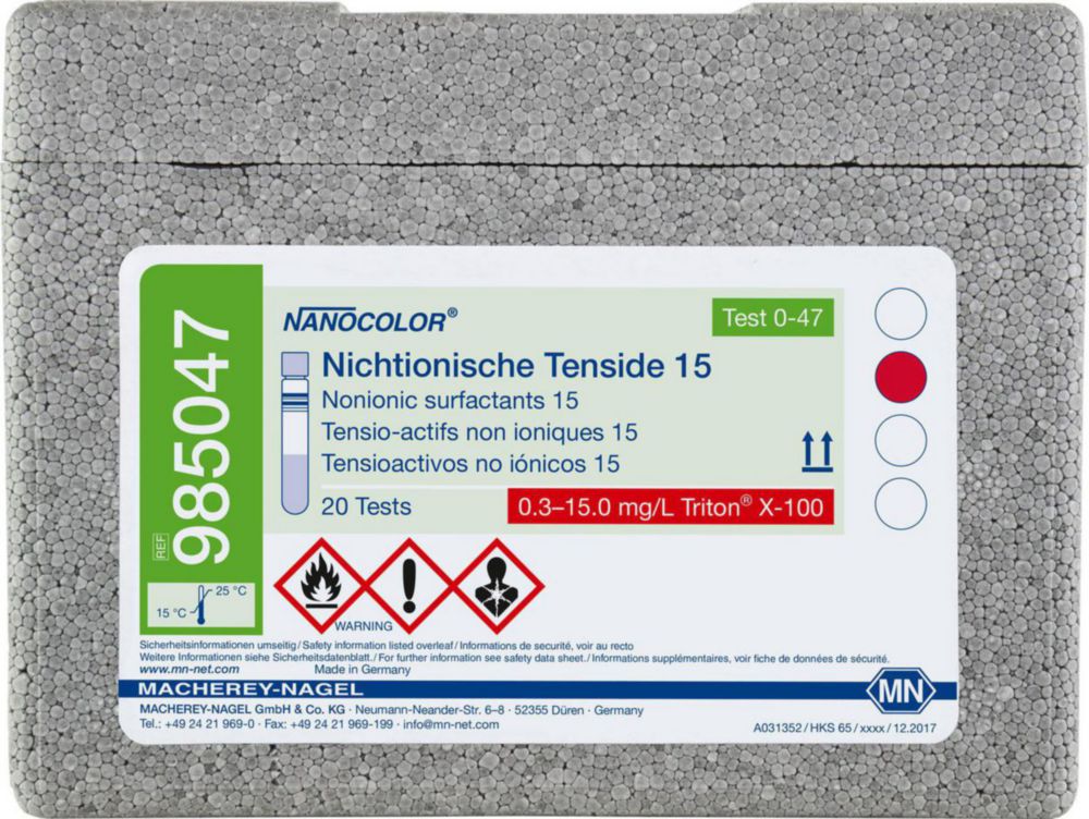 Rundküvettentests NANOCOLOR® Tenside