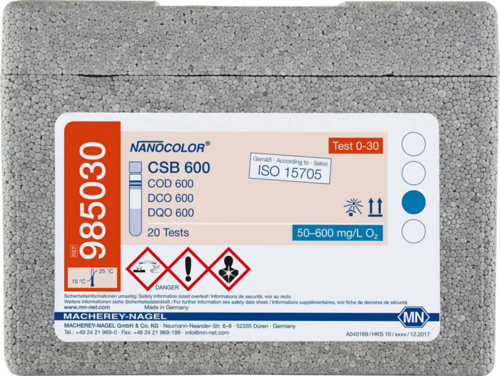 Tube tests NANOCOLOR® COD