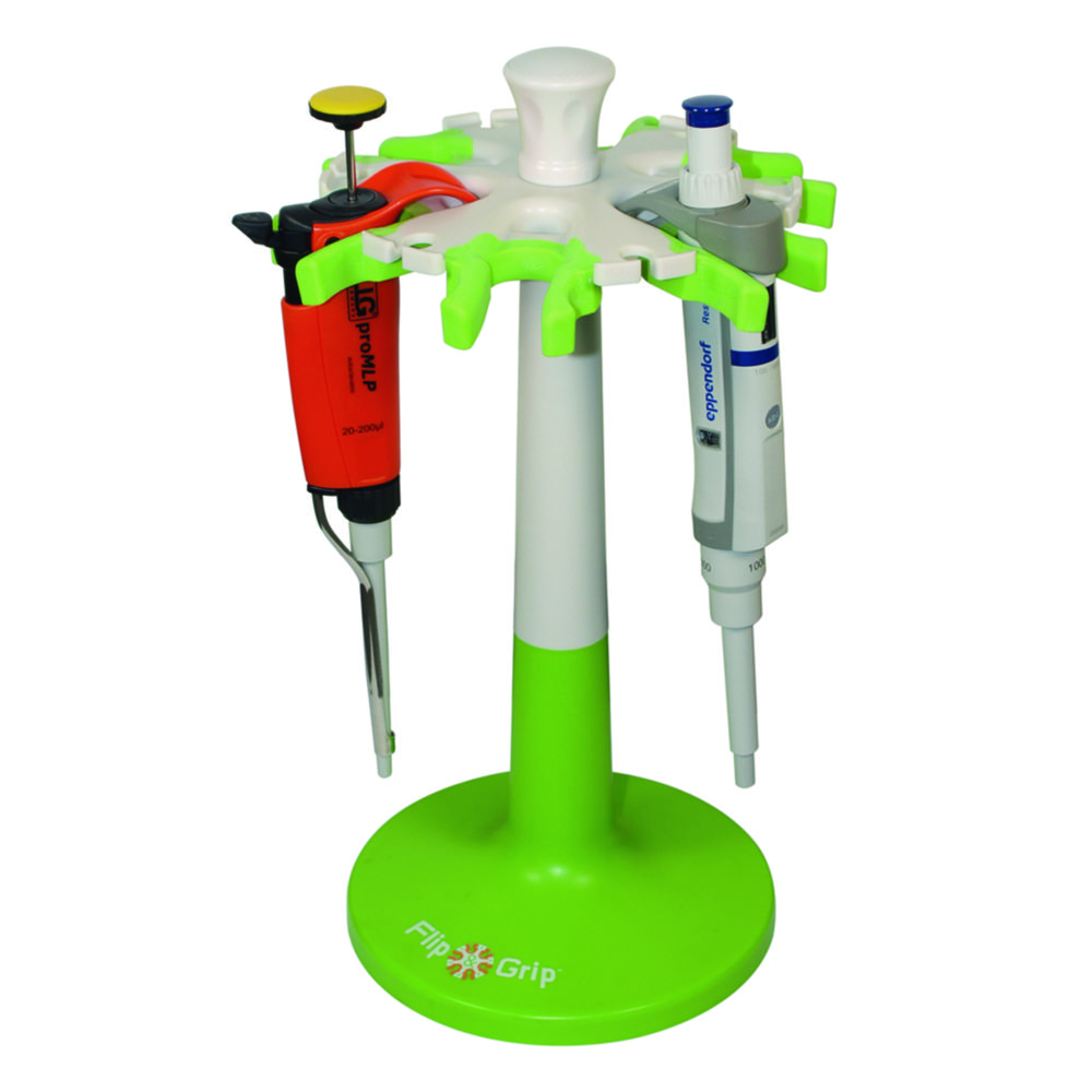 Pipette stands Flip & Grip™ for single and multi-channel microliter pipettes