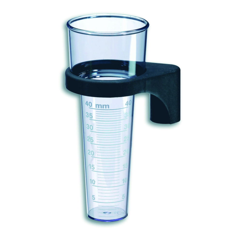 Rain meter, stainless steel/plastic