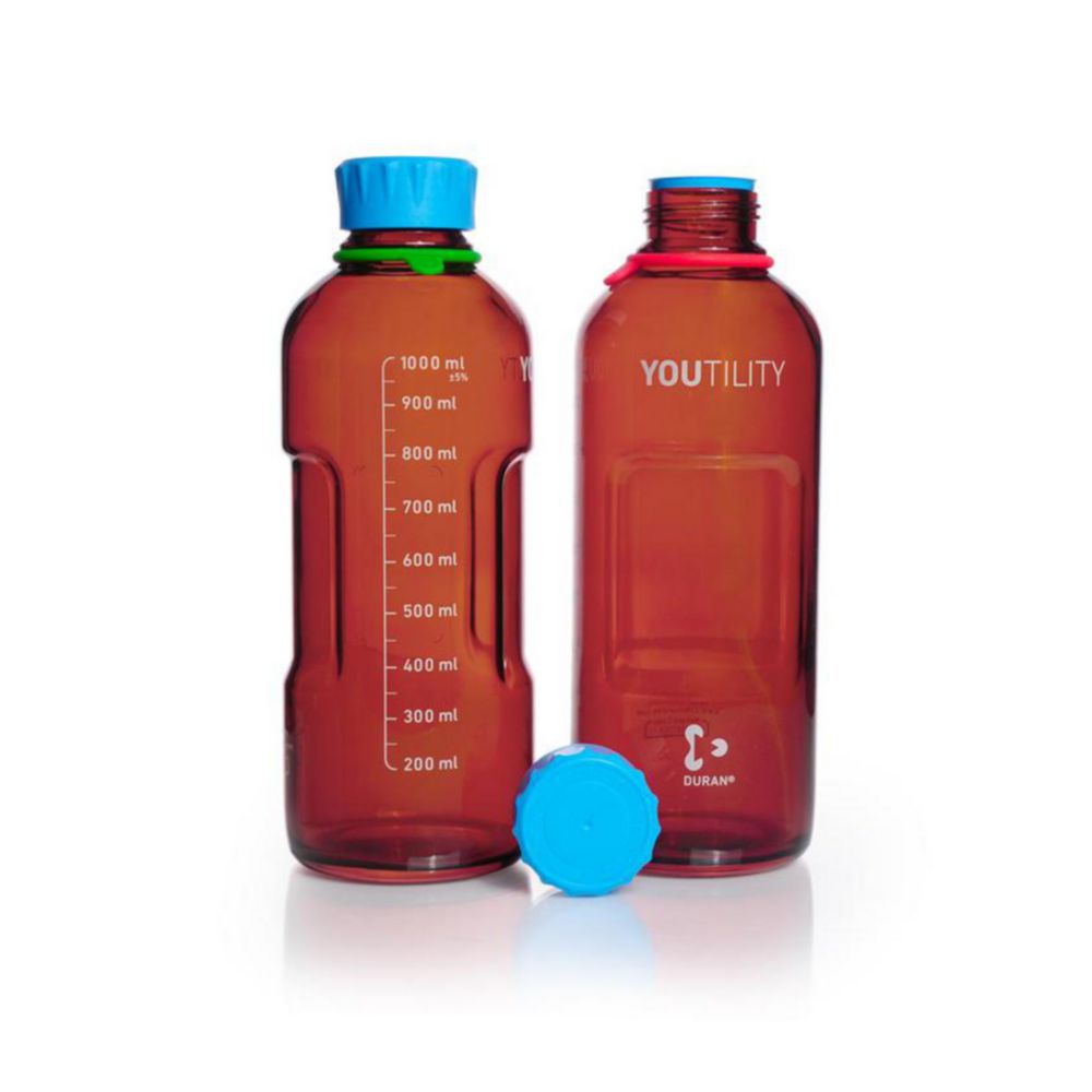 Laboratory bottle system DURAN® YOUTILITY, amber glass