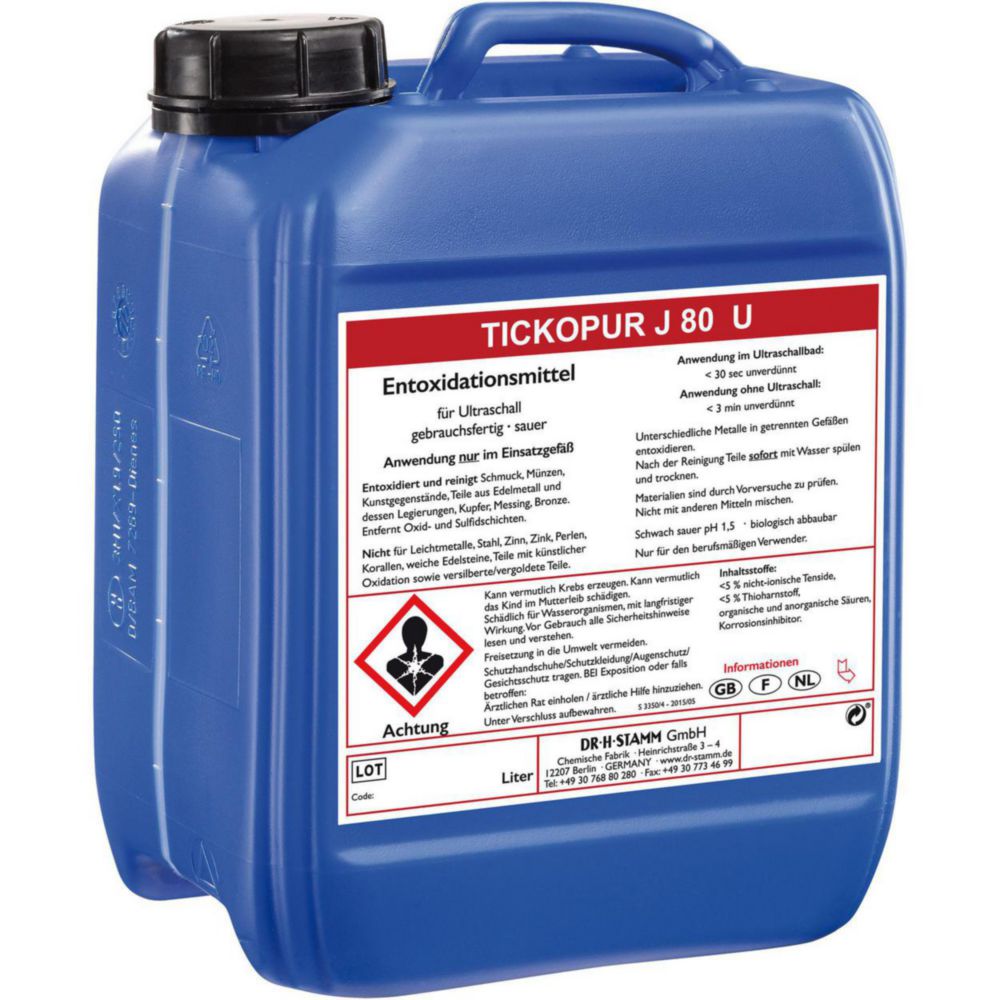 Ultraschallreinigungsmittel TICKOPUR J 80 U
