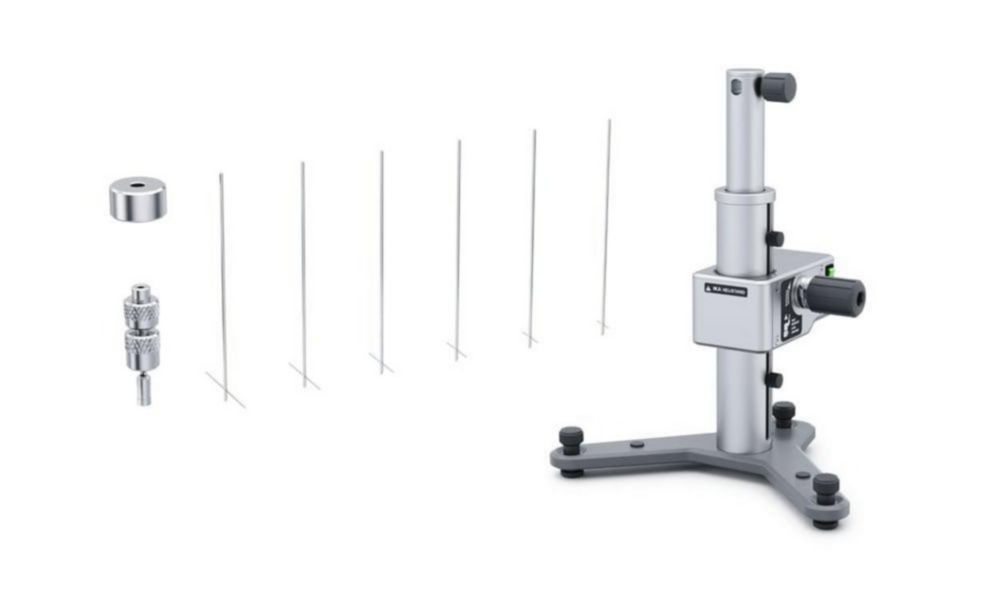 Electrical stand with T-spindle set for Viscometers ROTAVISC