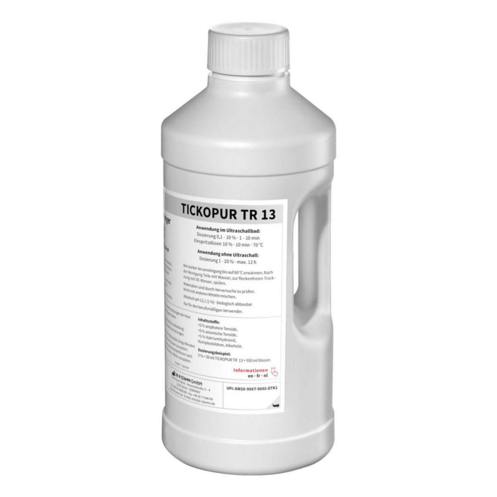 Concentrates for ultrasonic baths TICKOPUR TR 13