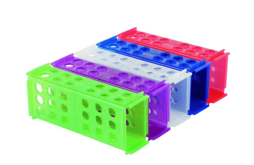 Test Tube Racks, PP, clinical, 4-Way