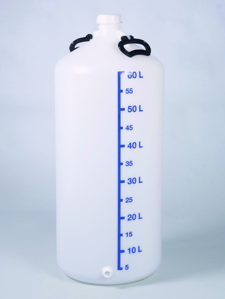 Vorratsflaschen mit Gewindestutzen, HDPE