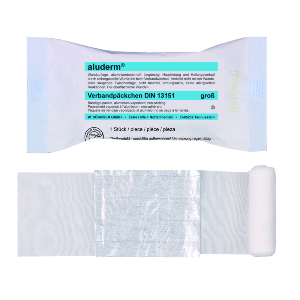 Bandages aluderm® DIN, sterile