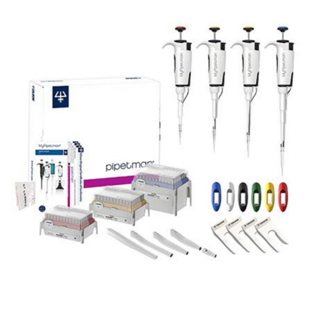 Single channel microliter pipettes, Pipetman® Select, variable, starter kits