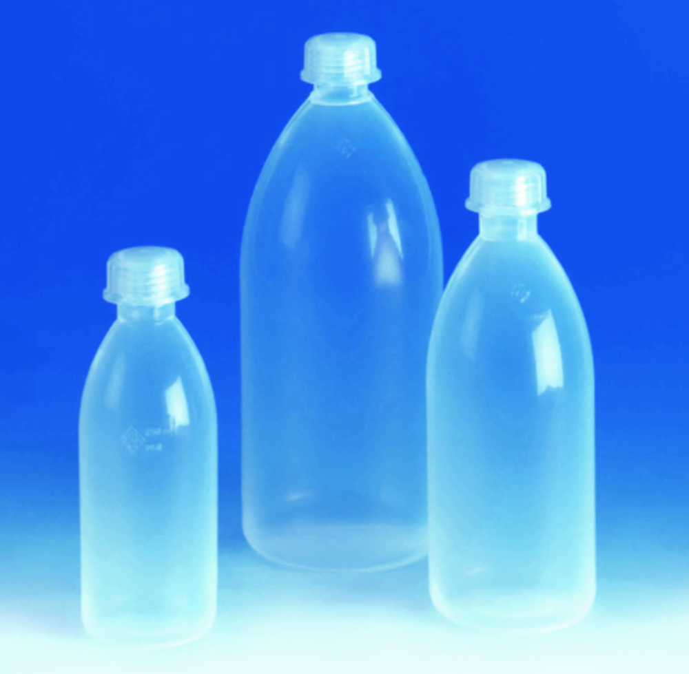 Narrow-mouth bottles with screw thread
