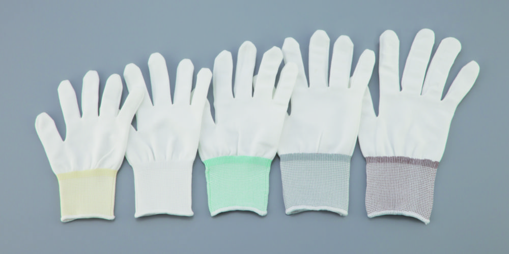 Unterziehhandschuhe weiß, Polyester oder Nylon
