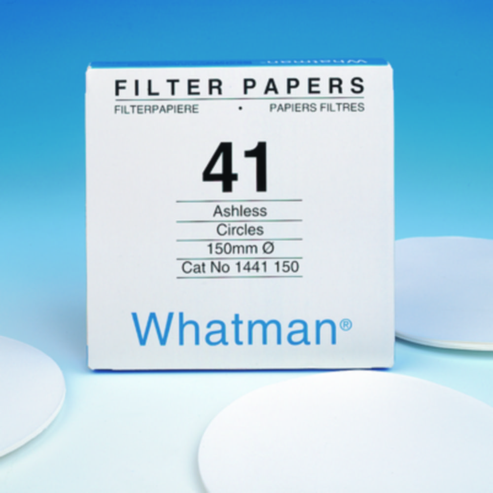 Filtrierpapiere Typ 41, quantitativ, Rundfilter