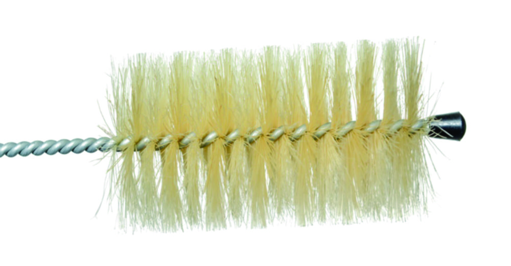 Cylinder brushes with cap