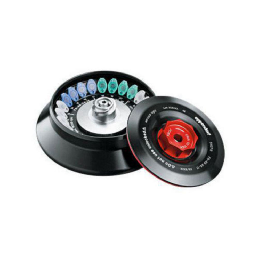 Fixed angle rotors for Centrifuge 5427 R, incl. QuickLock® rotor lid