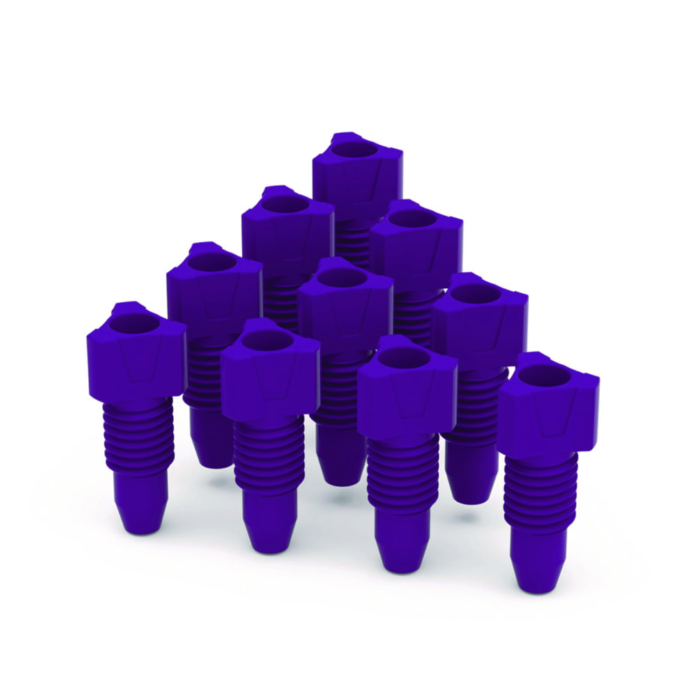 Fittings, PFA, for Caps and Waste Caps