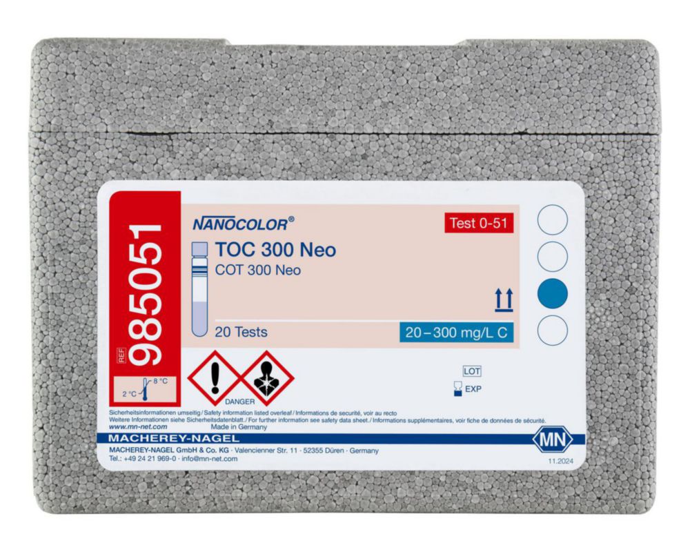 Tube tests NANOCOLOR® TOC Neo