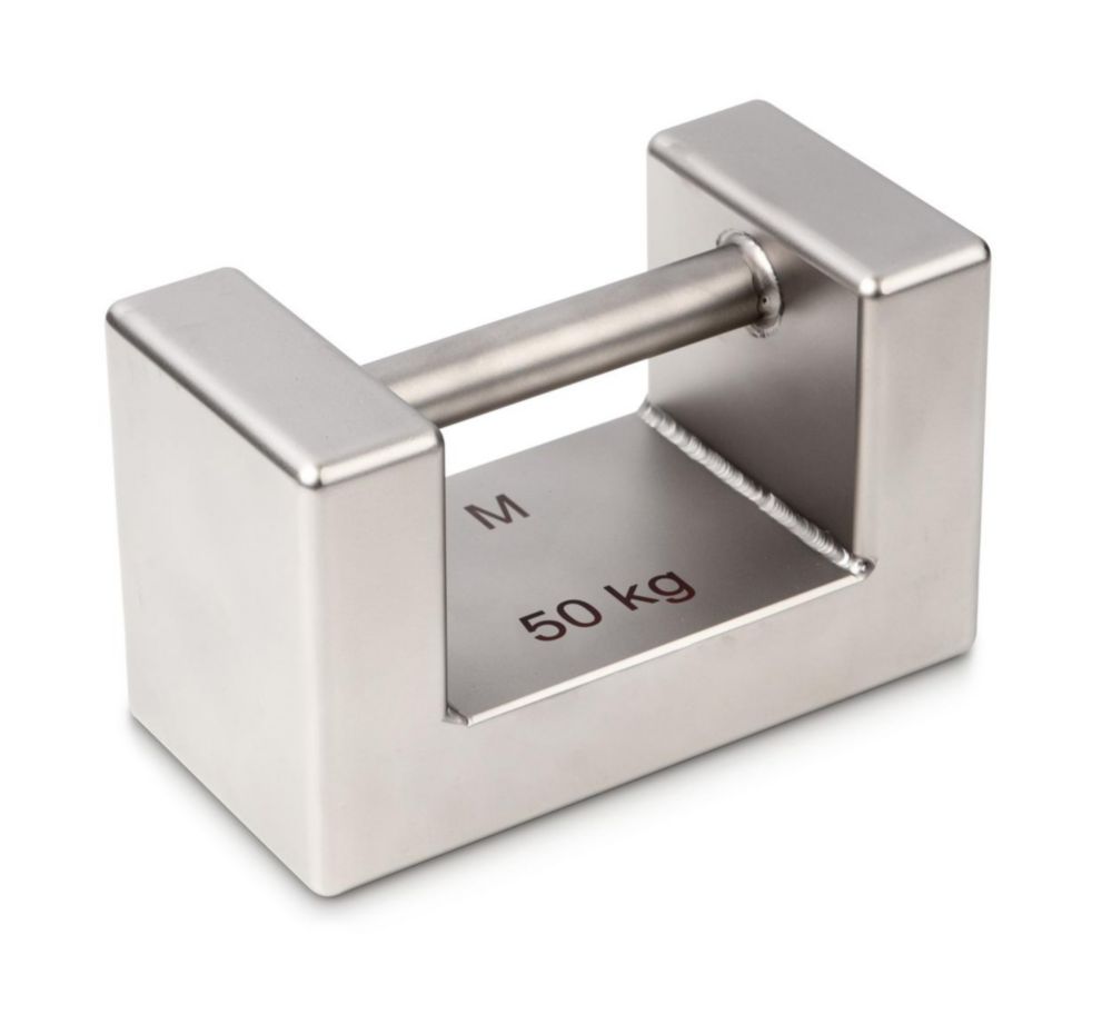 Rectangular calibration weights, class M1