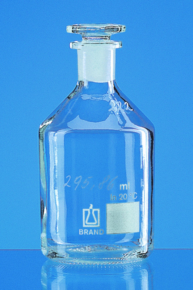 Oxygen flasks Winkler pattern, soda-lime glass