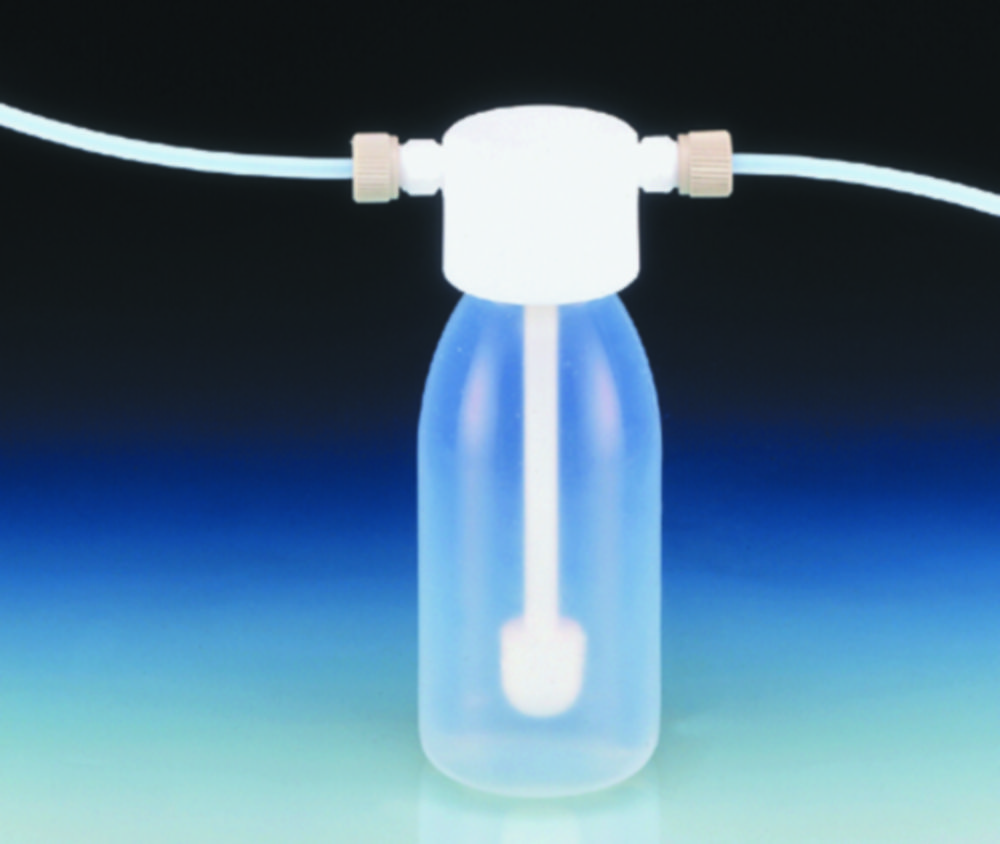 Gas washing bottles, PFA