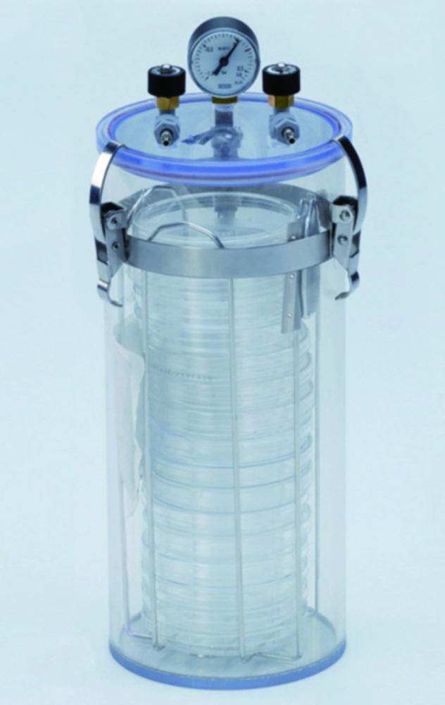 Anaerobic jars, stainless steel