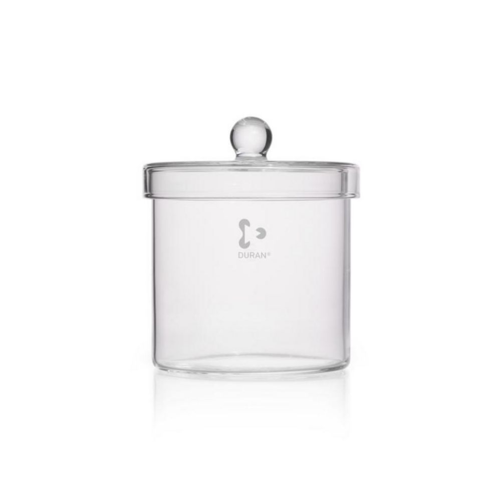 Glass cylinders with knob lid, DURAN®