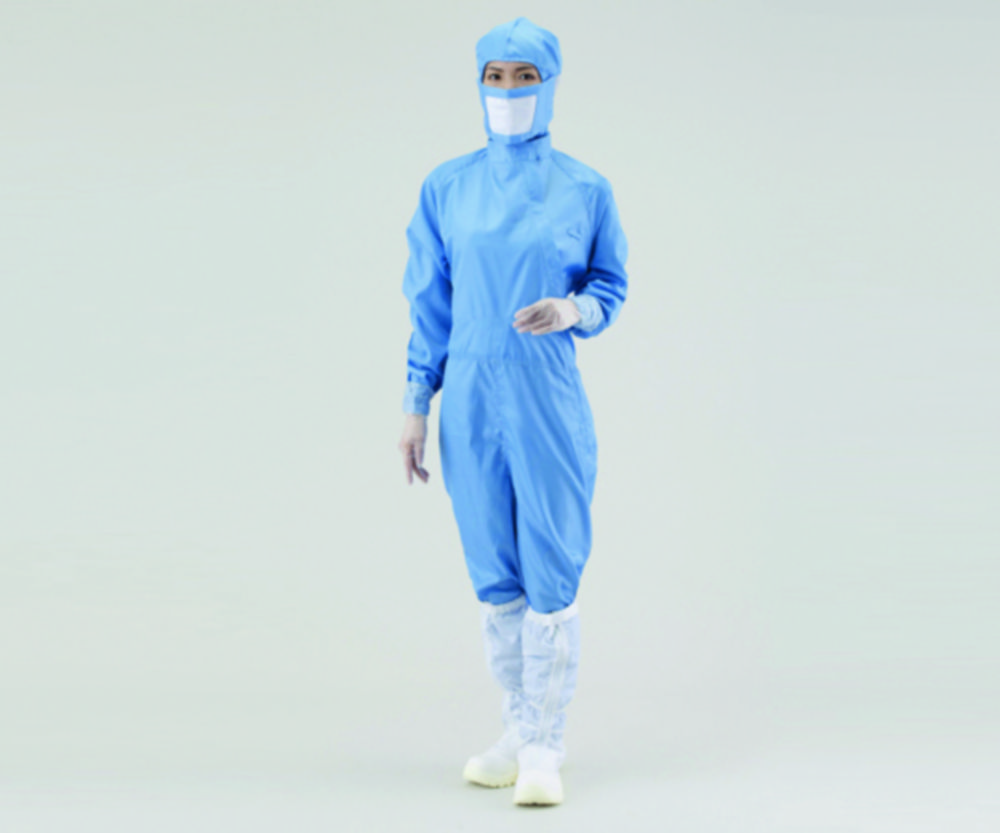 Overall für Reinraum ASPURE, Polyester, mit Stifttasche