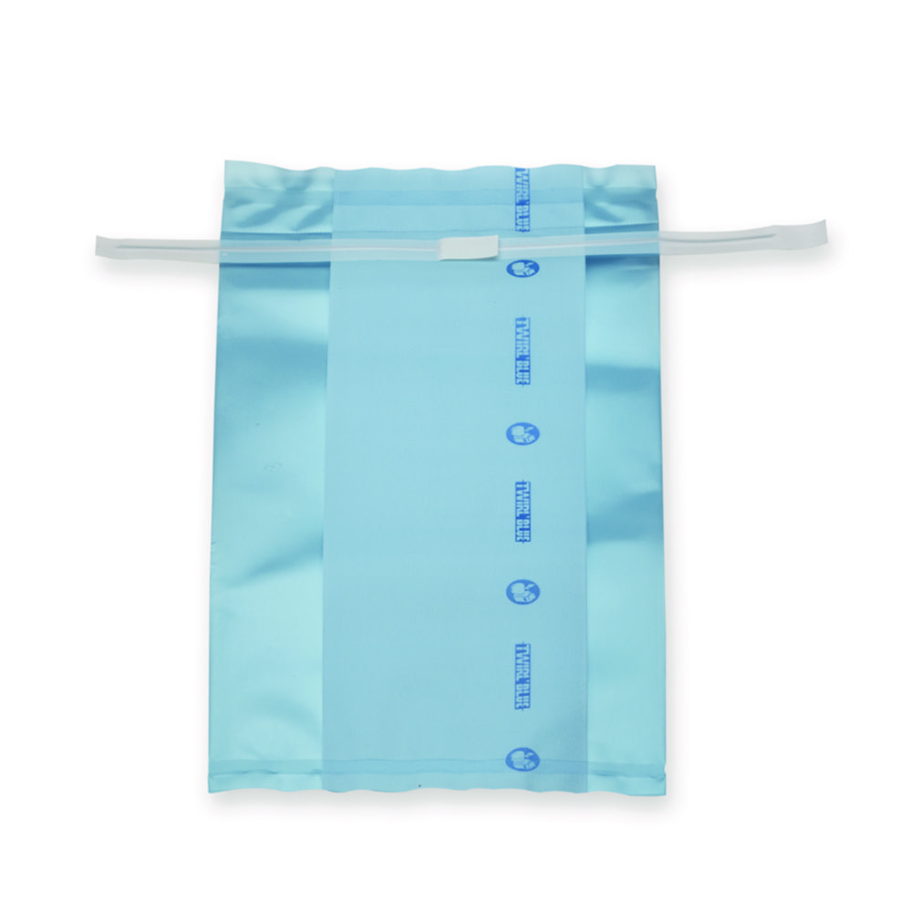Probenbeutel, TWIRL’Blue, mit Beschriftungsfeld