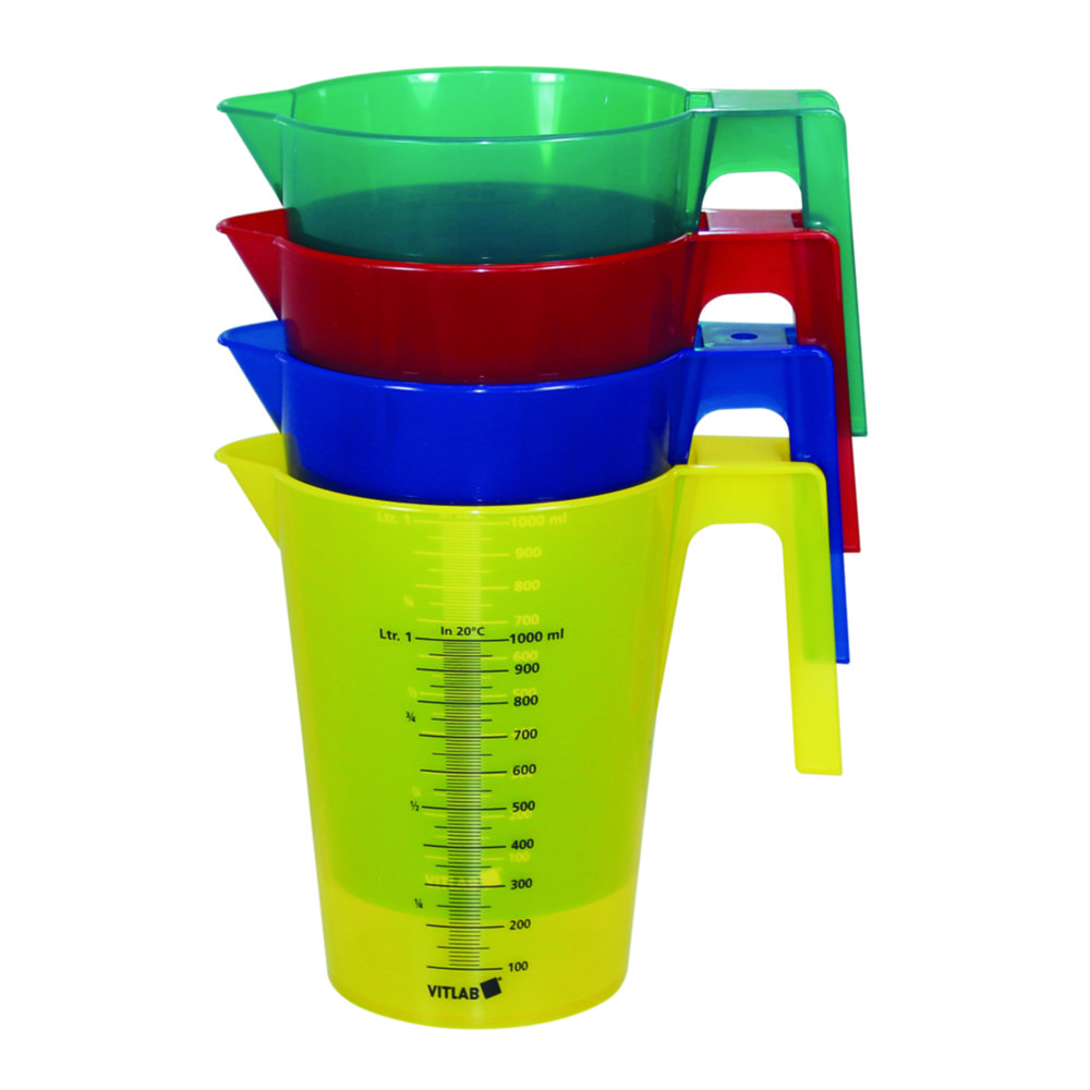 Messbecher-Set, PP, farbig sortiert