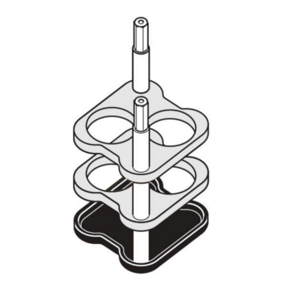 Adapters for rectangular bucket 90 ml
