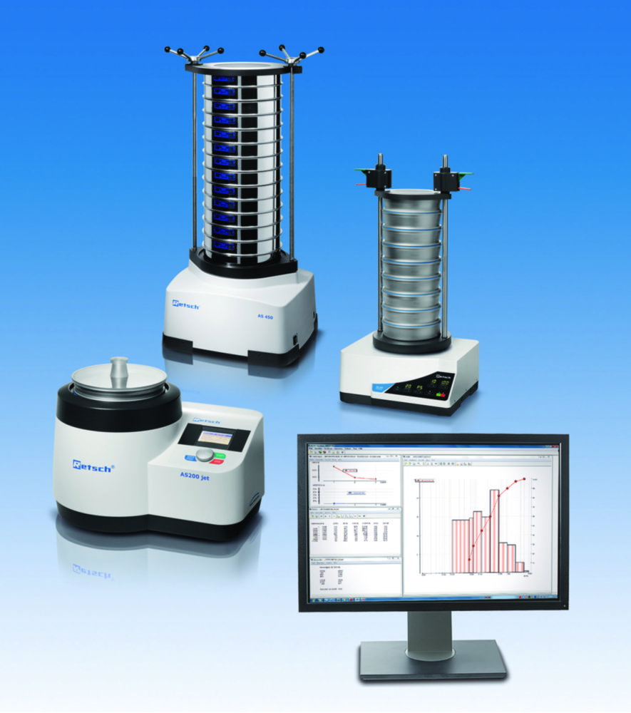 Software EasySieve® for Sieve Shakers AS control / AS 200 tap / AS jet