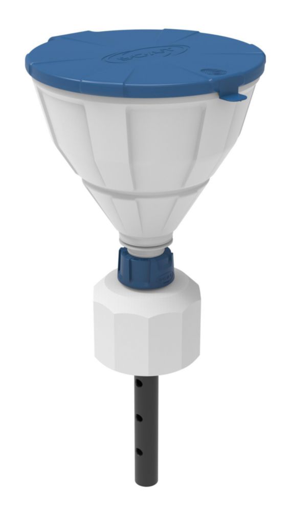 Sicherheitstrichter mit Kugelventil, V2.0, HDPE