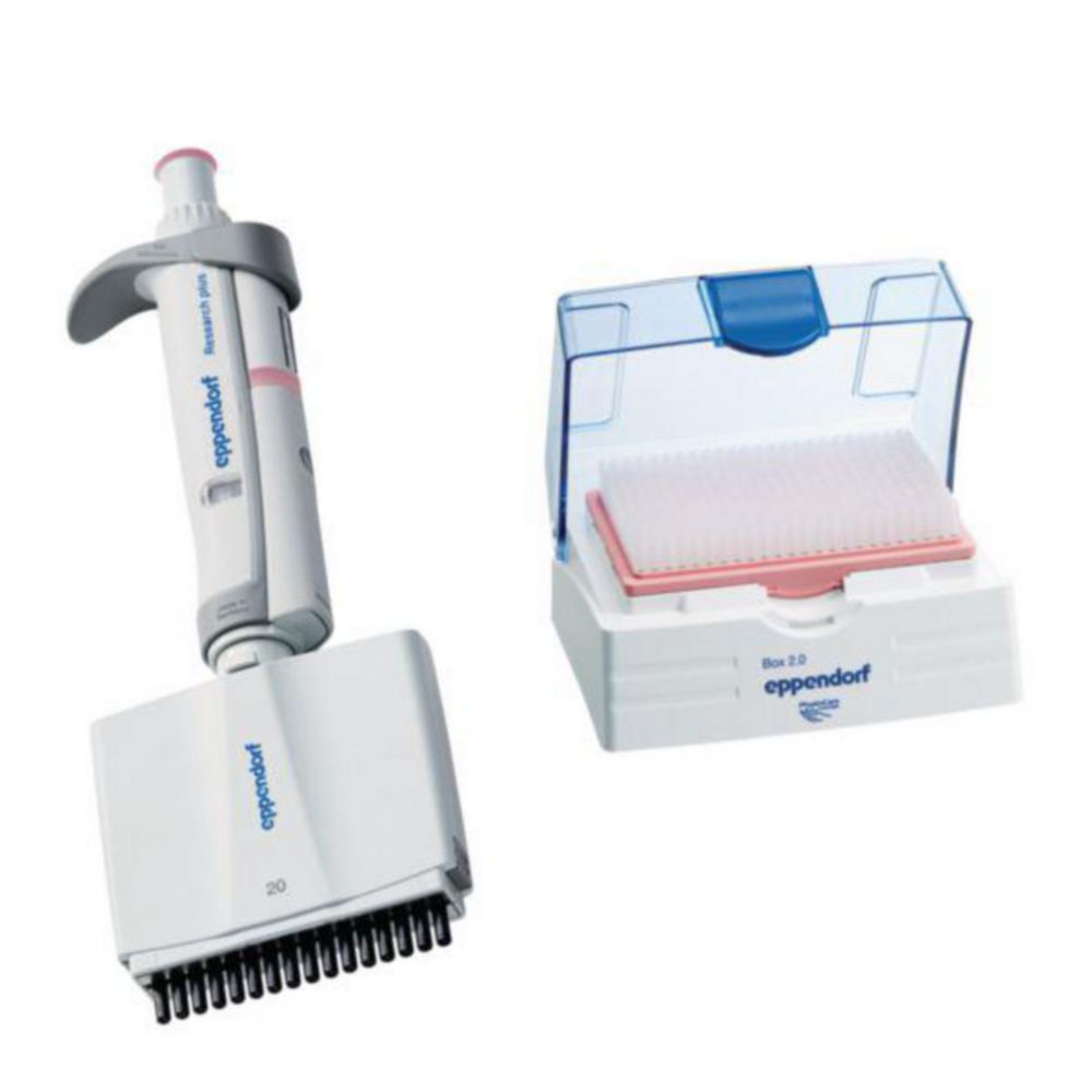 Mehrkanal-Mikroliterpipetten Eppendorf Research® plus (General Lab Product), variabel