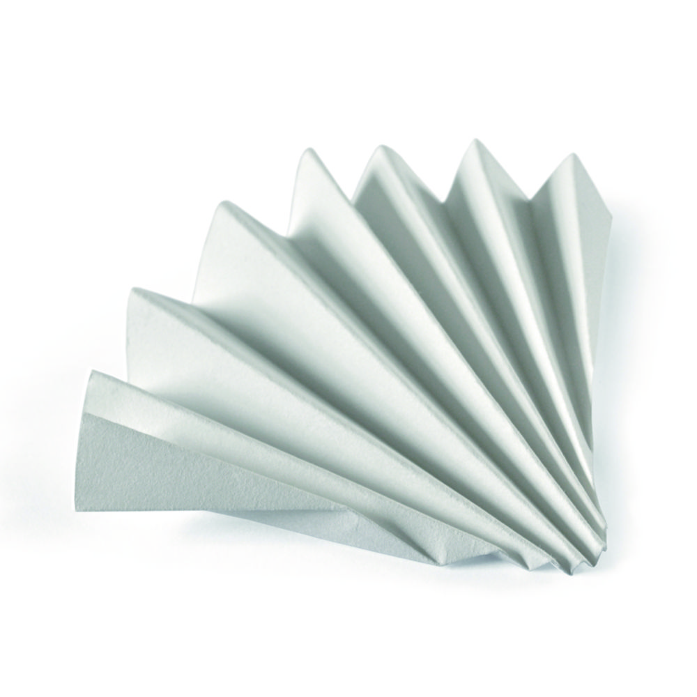 Filtrierpapiere Sorte 593 ½, qualitativ, Faltenfilter